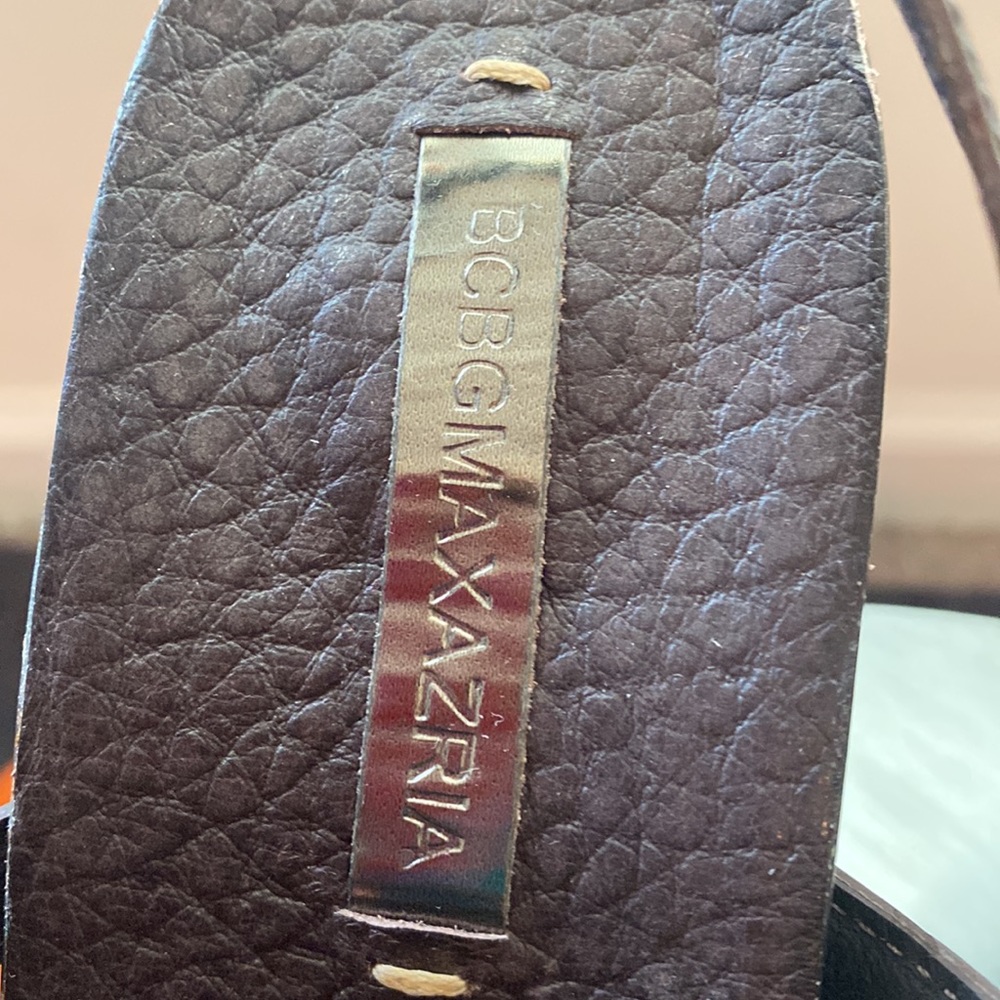 NEW BCBGMAXAZRIA MANDY PLATFORM SANDALS - Picture 4 of 16